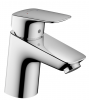 Hansgrohe Logis Jednouchwytowa bateria umywalkowa 70 z kompletem odpływowym Push-Open chrom 71077000